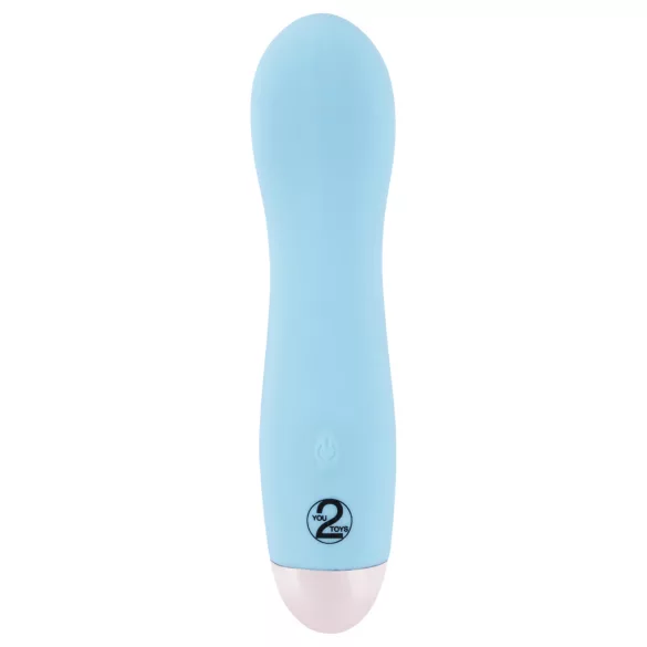 You2Toys - Cuties Mini Blue - akumulatorski, G-točkovni vibrator (turkizen)