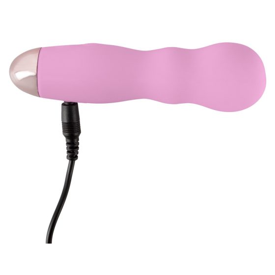 Cuties Mini Rose - brezžični vibrator z valovi (roza)