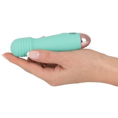   Cuties Mini Wand - mini masažni vibrator za polnjenje (zelen)