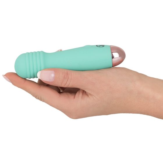 Cuties Mini Wand - mini masažni vibrator za polnjenje (zelen)