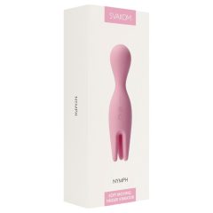   Svakom Nymph - Brezžični vibrator klitorisa z vrtljivimi prsti (svetlo roza)