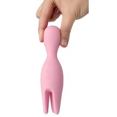   Svakom Nymph - Brezžični vibrator klitorisa z vrtljivimi prsti (svetlo roza)