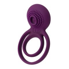   Svakom Tammy - vibracijski obroček za testise in penis na baterije (vijolične barve)
