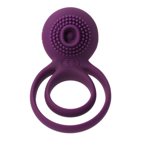 Svakom Tammy - vibracijski obroček za testise in penis na baterije (vijolične barve)