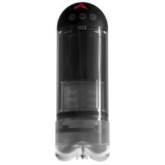   PDX Elite Extender Pro - sesalni masturbator za pičko z možnostjo polnjenja (črn)