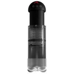   PDX Elite Extender Pro - sesalni masturbator za pičko z možnostjo polnjenja (črn)