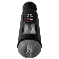   PDX Ultimate Milker - masturbator za pičko z glavo penisa z možnostjo polnjenja (črn)