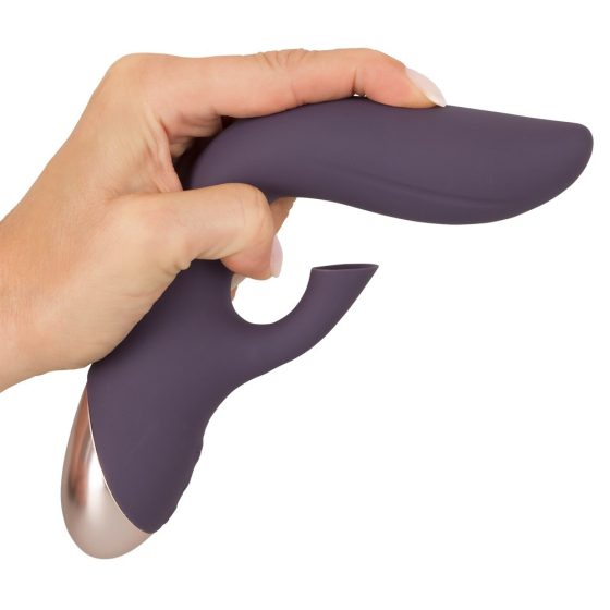 Javida - Vodoodporni klitorisni vibrator z možnostjo polnjenja (vijolična)