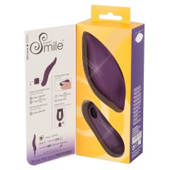   SMILE Panty - vodoodporni klitoralni vibrator na baterije z radijskim upravljanjem (vijolična)