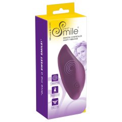   SMILE Panty - vodoodporni klitoralni vibrator na baterije z radijskim upravljanjem (vijolična)