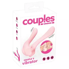 Couples Choice - parni vibrator z 2 motorjema - roza