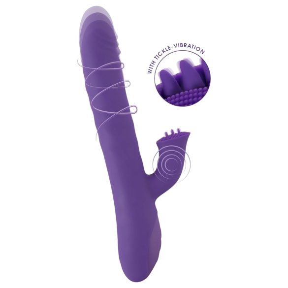 Smile Pearl - vijolični vibrator s kroglicami