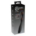   Rebel P-Spot - vibrator za prostato z dvojnim motorjem (črn)