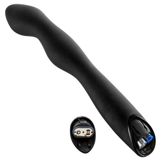 Rebel P-Spot - vibrator za prostato z dvojnim motorjem (črn)