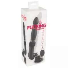   You2Toys - potisni vibrator na daljinsko upravljanje - akumulatorski črn