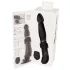 You2Toys - potisni vibrator na daljinsko upravljanje - akumulatorski črn