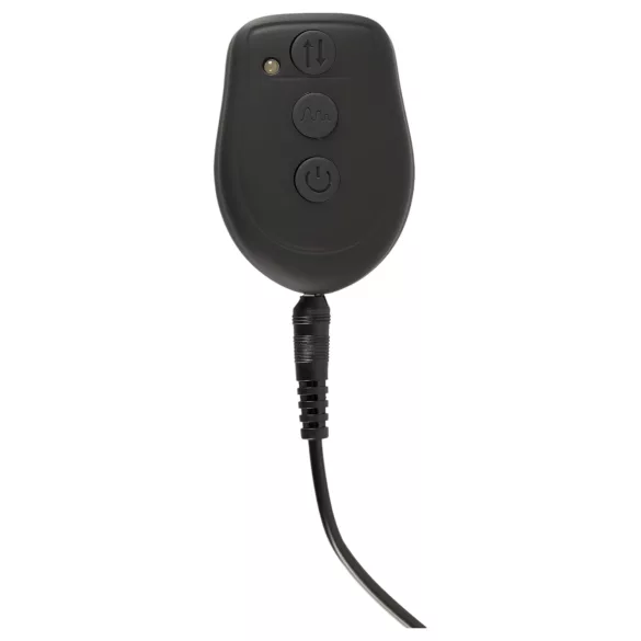 You2Toys - potisni vibrator na daljinsko upravljanje - akumulatorski črn