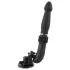 You2Toys - potisni vibrator na daljinsko upravljanje - akumulatorski črn