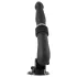 You2Toys - potisni vibrator na daljinsko upravljanje - akumulatorski črn