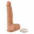 You2Toys - realistični vibrator z gibanjem - naravna barva