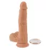 You2Toys - realistični vibrator z gibanjem - naravna barva