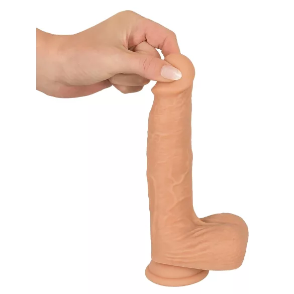 You2Toys - realistični vibrator z gibanjem - naravna barva