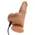 You2Toys - realistični vibrator z gibanjem - naravna barva