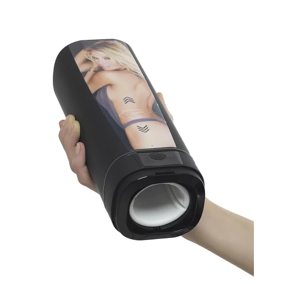 Kiiroo Onyx+ Jessica Drake - interaktivni masturbator - črna