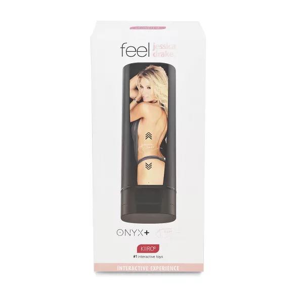 Kiiroo Onyx+ Jessica Drake - interaktivni masturbator - črna