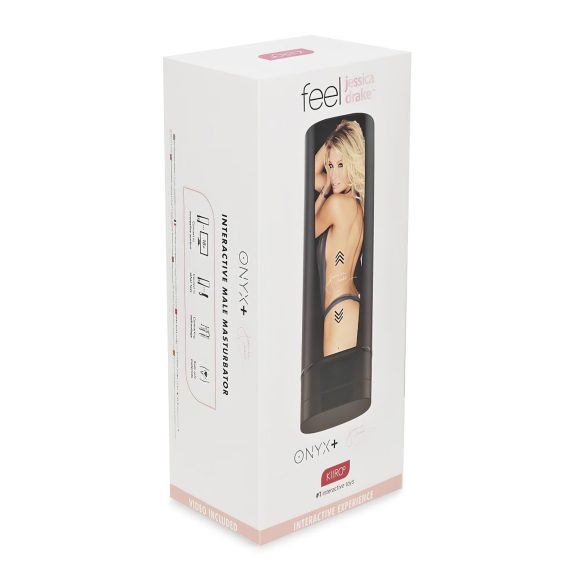 Kiiroo Onyx+ Jessica Drake - interaktivni masturbator - črna