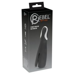 Rebel Strong - akumulatorski vibrator želod (črn)