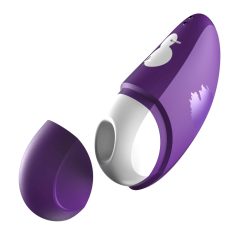   ROMP Free - polnilni, vodoodporen, zračni valovni stimulator klitorisa (vijolična)