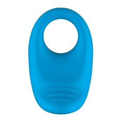   ROMP Juke - vodoodporen vibracijski obroček za penis na baterije (modri)
