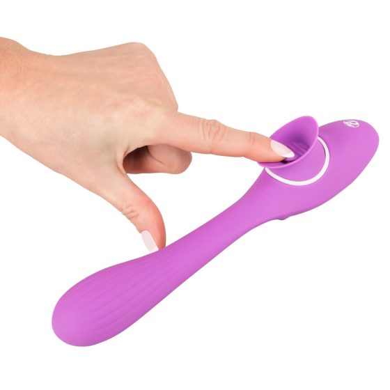 You2Toys - 2-funkcijski vibrator - brezžični klitorisni in vaginalni vibrator (vijolična)