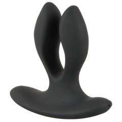   XOUXOU - Dvojni analni vibrator z možnostjo polnjenja (črn)