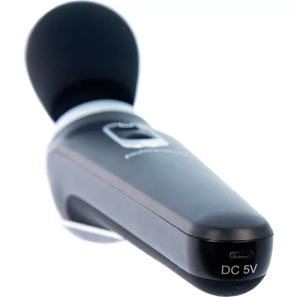 PalmPower Extreme - masažni vibrator - polnjenje preko USB - črna