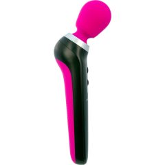   PalmPower Extreme Wand - masažni vibrator z možnostjo polnjenja (roza-črna)