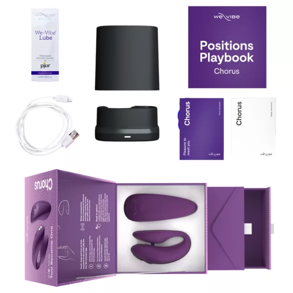 We-Vibe Chorus - pametni parni vibrator z akumulatorjem (vijolična)