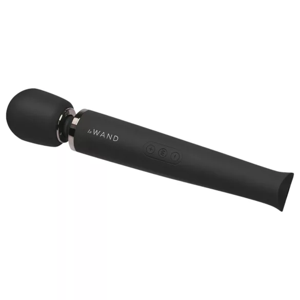 Le Wand Petite - ekskluzivni, akumulatorski masažni vibrator (črn)