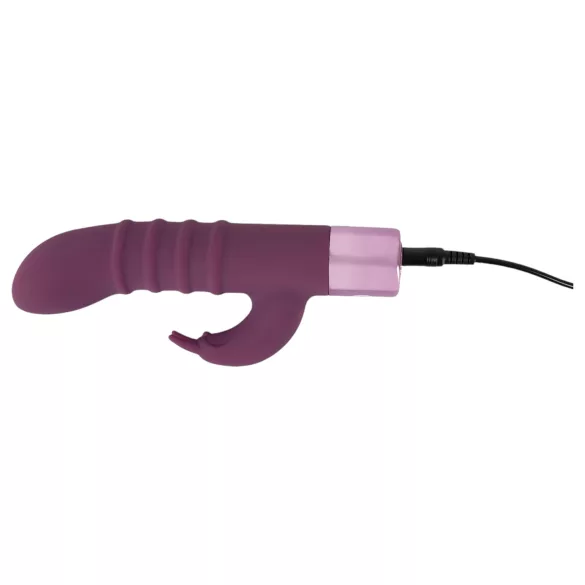 You2Toys - Rabbit Vibe - akumulatorski vibrator za točko G z nastavkom za klitoris (vijoličen)