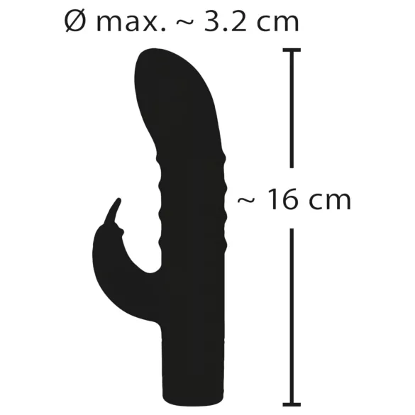 You2Toys - Rabbit Vibe - akumulatorski vibrator za točko G z nastavkom za klitoris (vijoličen)