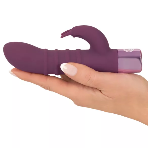 You2Toys - Rabbit Vibe - akumulatorski vibrator za točko G z nastavkom za klitoris (vijoličen)