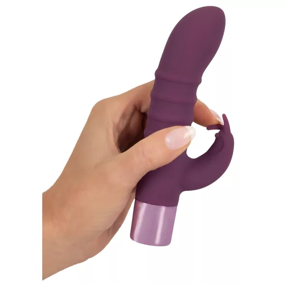You2Toys - Rabbit Vibe - akumulatorski vibrator za točko G z nastavkom za klitoris (vijoličen)