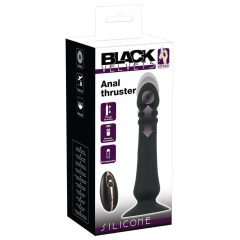 Black Velvet - analni vibrator z možnostjo polnjenja (črn)