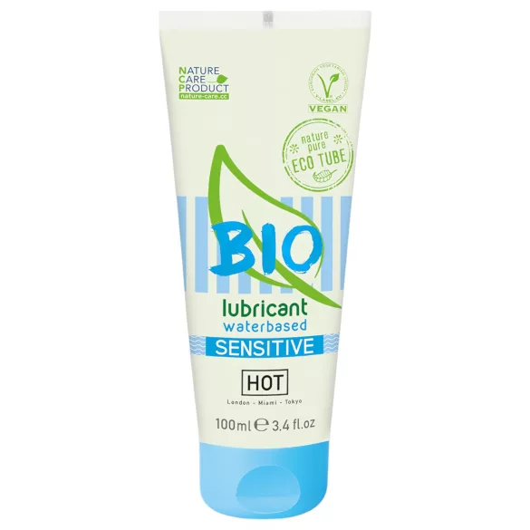 HOT Bio Sensitive - veganski lubrikant na vodni osnovi - 100 ml