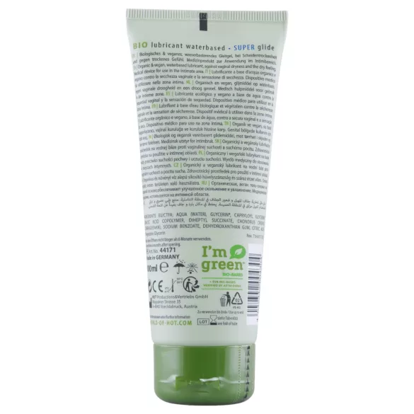 HOT Bio Super - vodni lubrikant veganski - 100 ml