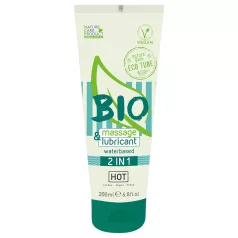 HOT Bio - lubrikant in masažni gel na vodni osnovi - 200 ml