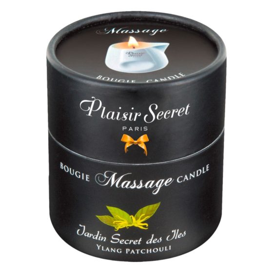 Plaisirs Secrets Ylang Patchouli - masažna sveča (80ml)