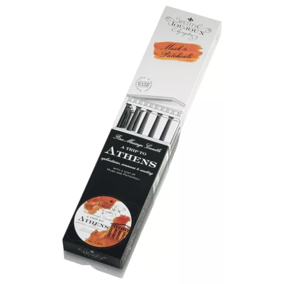 Petits Joujoux Athens - masažna sveča - mošus parfuma - set 5x43ml
