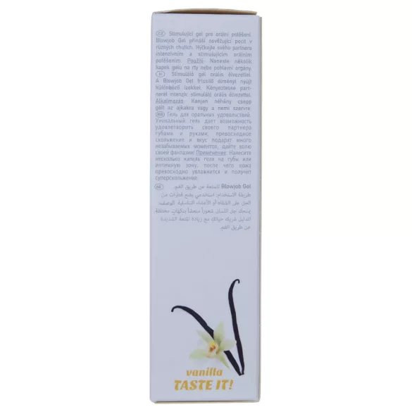 HOT - Gel za felacijo - oralni lubrikantni gel - vanilija (50 ml)